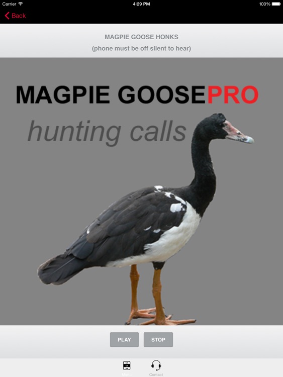 REAL Magpie Goose Calls - Hunting Calls for Magpie Geese -- (ad free) BLUETOOTH COMPATIBLE