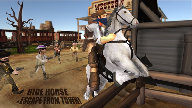 Wild-West Cowboy Real Shooting Game 3D(圖2)-速報App