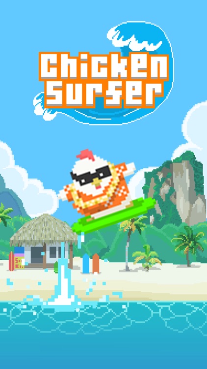 Chicken Surfer - Road to summer vacation!