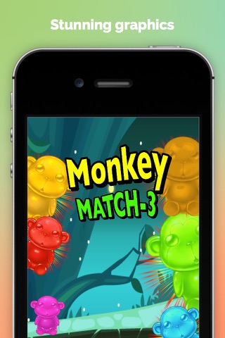 Monkey Match Three Free - The Secret of the Chimps in the Jungle screenshot 3