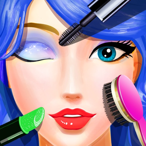 Girls Play Makeup - salon games Icon