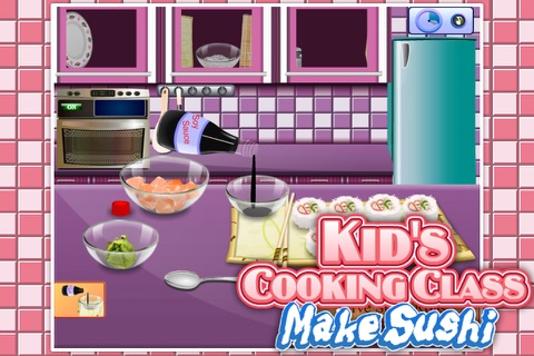Kid's Cooking Class:Make Sushi screenshot 3