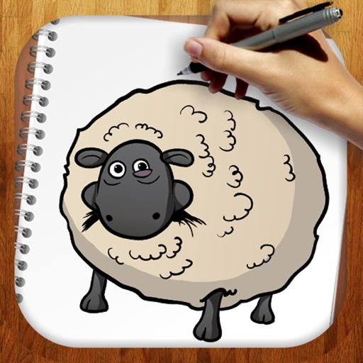 Easy Draw For Shaun The Sheep Friends iOS App