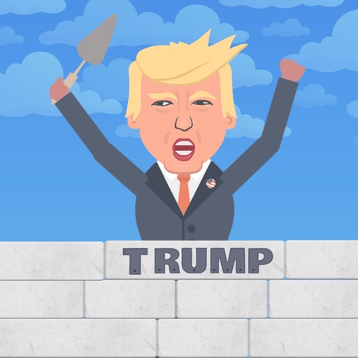 Trump 2016 : Build A Wall! - Make America Great Again Icon