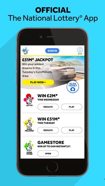 The National Lottery: Official App screenshot-0