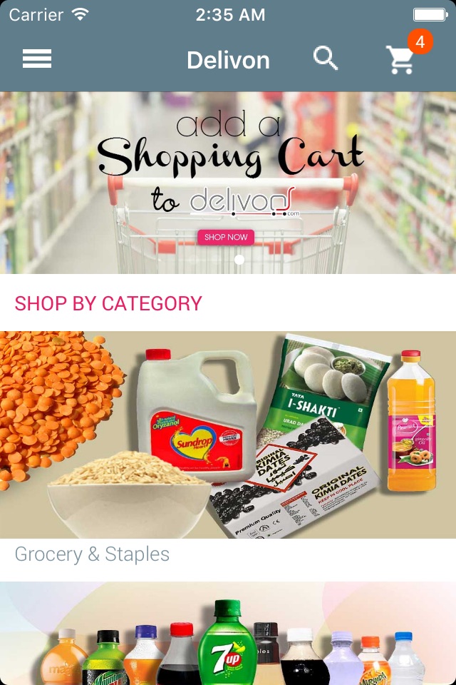 delivOn - Online Grocery screenshot 2