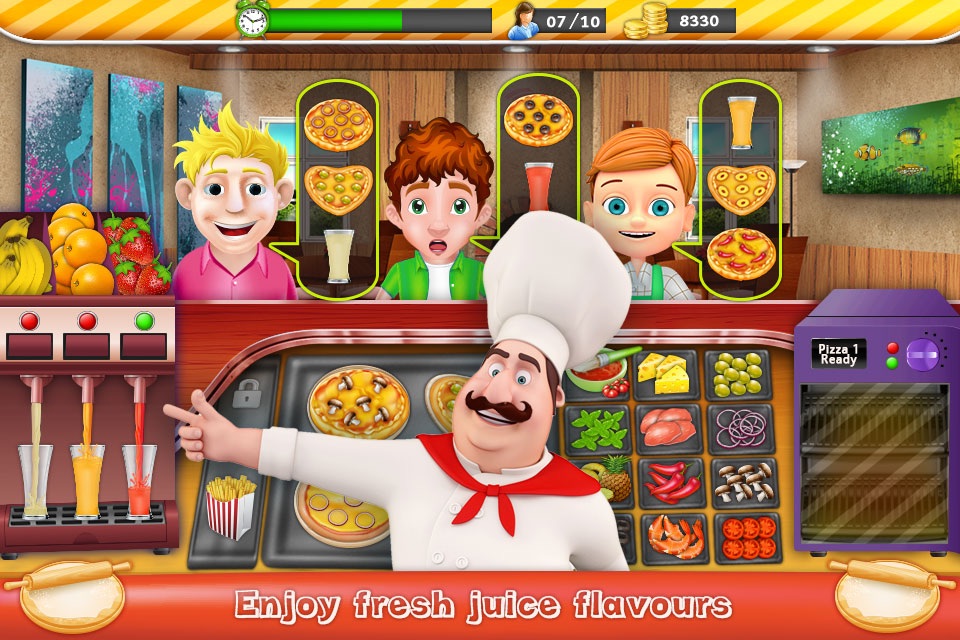 Kitchen Fever Pizza Chef - Time Management Cooking Game screenshot 3