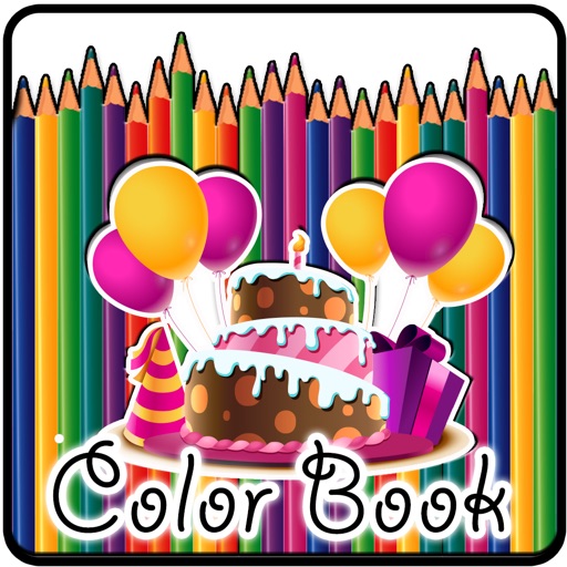 Coloring book (Cake) : Coloring Pages & Learning Educational Games For Kids Free! icon