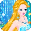 芭比公主游戏人鱼公主的美发沙龙 - 女孩子们的美容、打扮、化妆、换装游戏