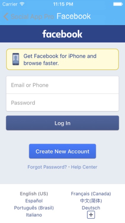 Social App Pro
