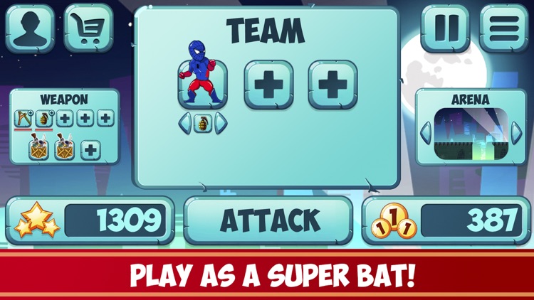 Super Bat vs Hero Man screenshot-4