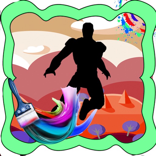 Color For Kids Game Iron Man Edition Icon