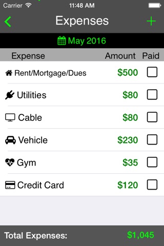 Bapp - Simple Budgeting App for Students screenshot 4