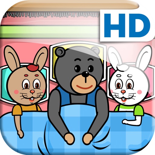 Two Rabbits And A Bear HD icon