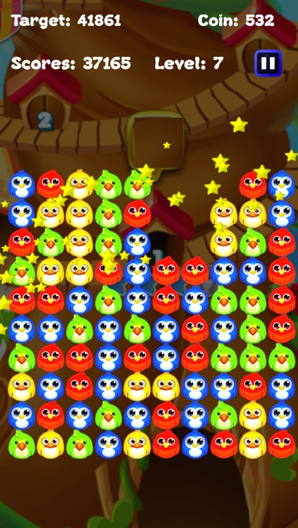 Bird Crush Puzzle Splash: free bubble jelly birds match 3 games screenshot-3