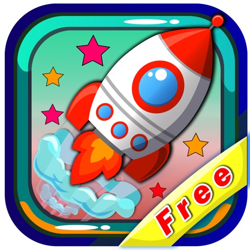 Coloring books (space) : Coloring Pages & Learning Games For Kids Free! Icon