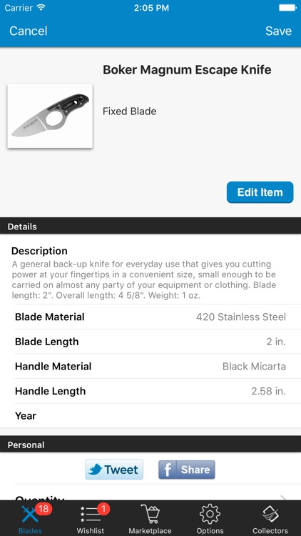 Knives and Swords Collector