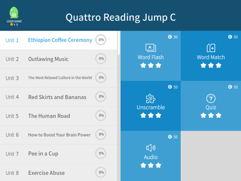 Quattro Reading Jump C - náhled
