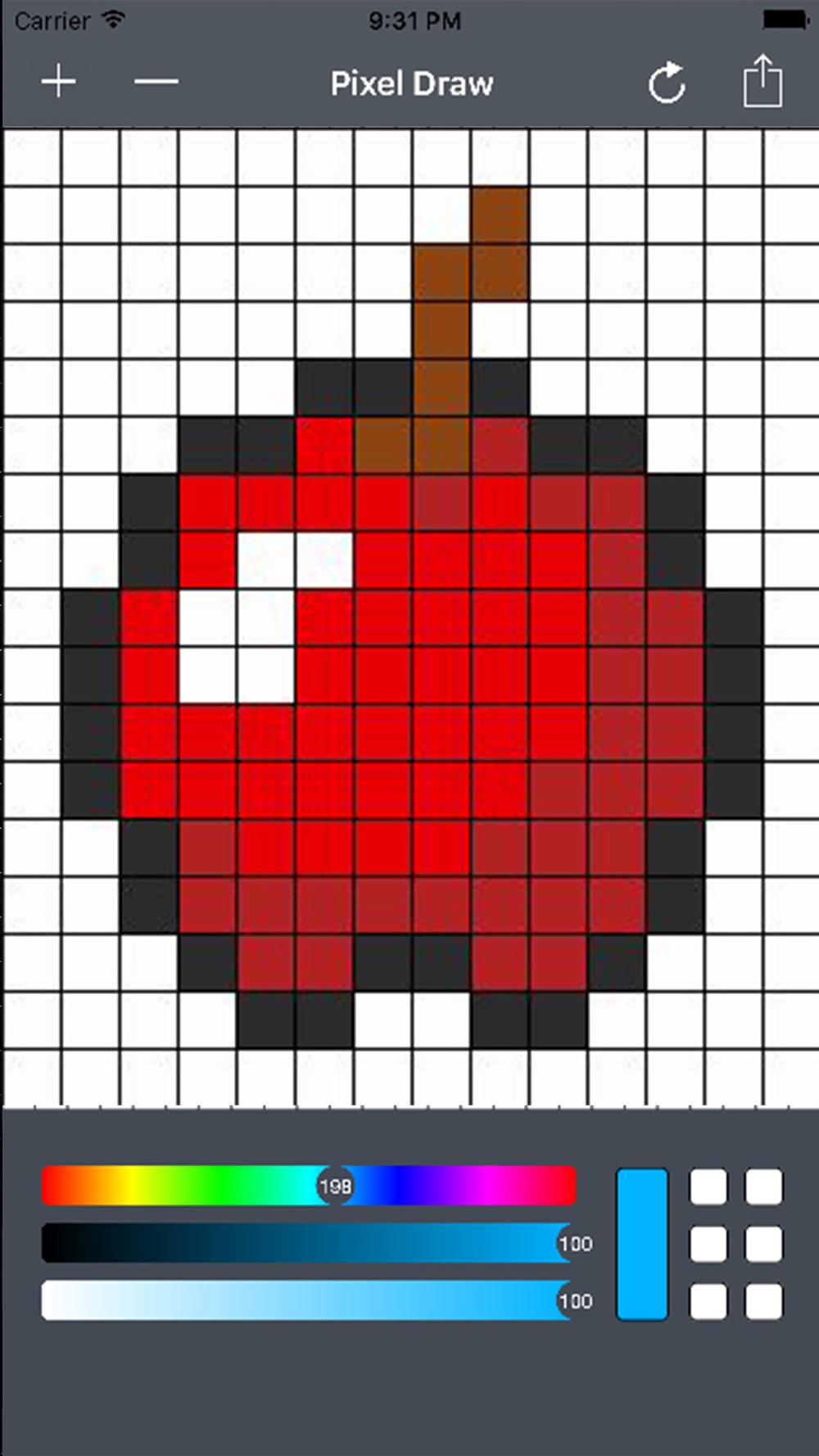 Pixelpad Draw In Grids To Make Pixel Art Free Download App For Iphone Steprimo Com