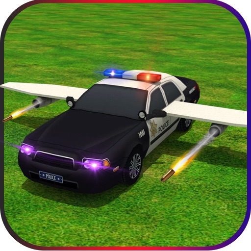 Flying Future Police Cars Pro Icon