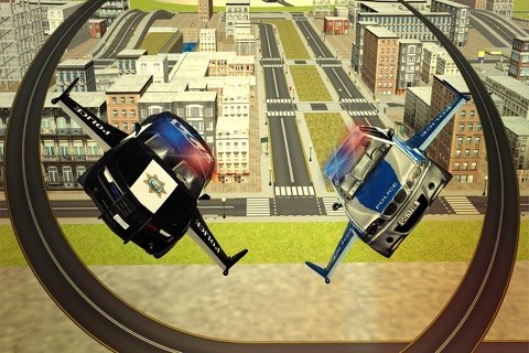 Flying Police car driver simulator 2016 screenshot 3