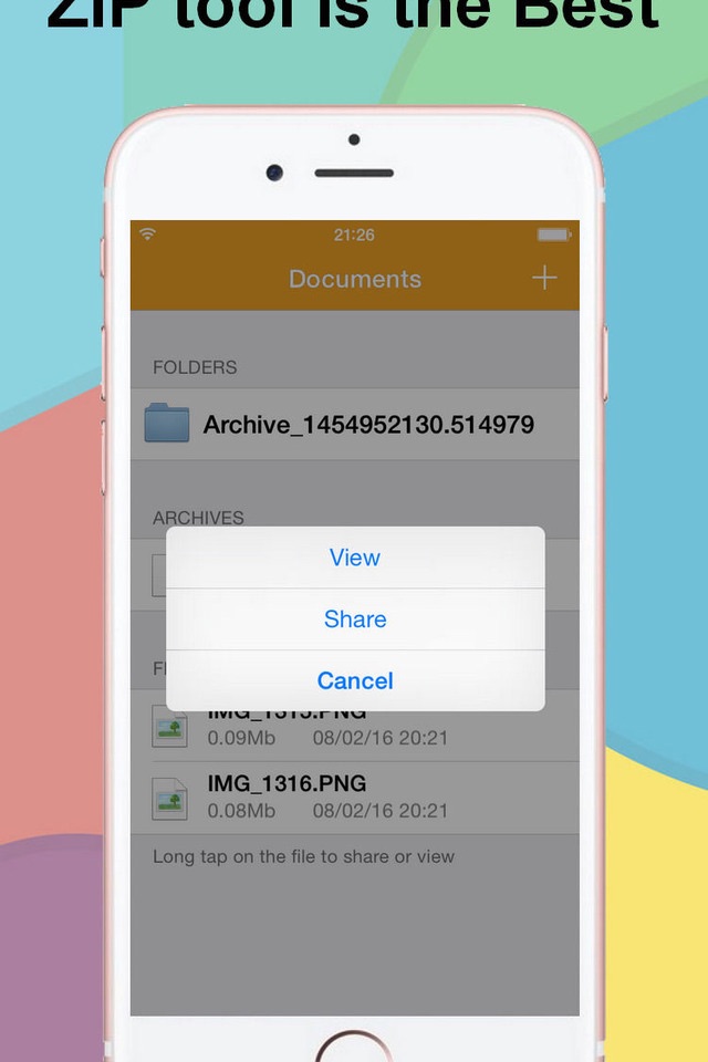 ZIP UnZIP Archiver App and Browser screenshot 2