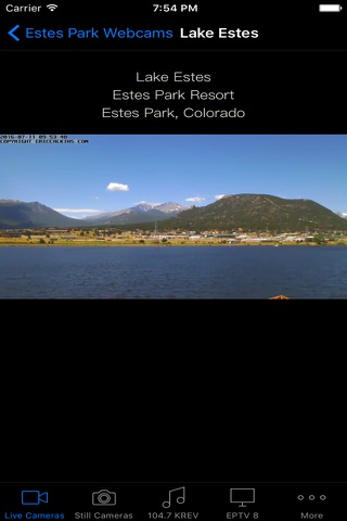 Estes Park Webcams for iPhone screenshot 2