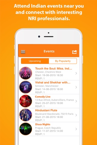 IndiansInEU #1 App to connect with Indians inEU screenshot 2