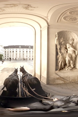 VR Virtual Reality Through Vienna in a Horse-Drawn Carriage - Fiaker Part 2 screenshot 4