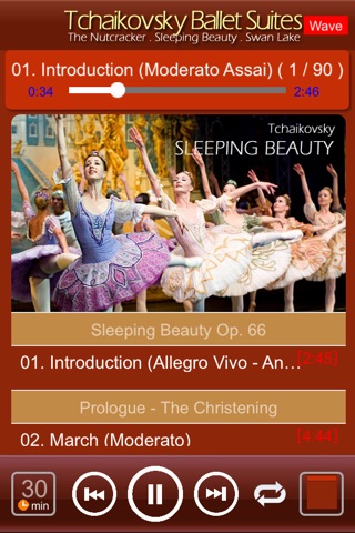 Tchaikovsky Ballet Suites , Swan Lake . The Nutcracker . Sleeping Beauty screenshot 2