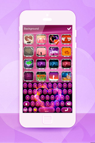 Love Keyboard Themes For iPhone – Color.ful Background Skins + Cute Font.s Change.r screenshot 3