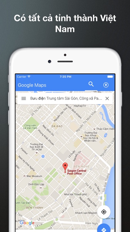 Bản đồ for Google Maps Việt Nam Pro