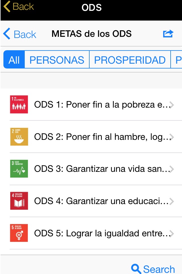 ODS Desarrollo Sostenible screenshot 3