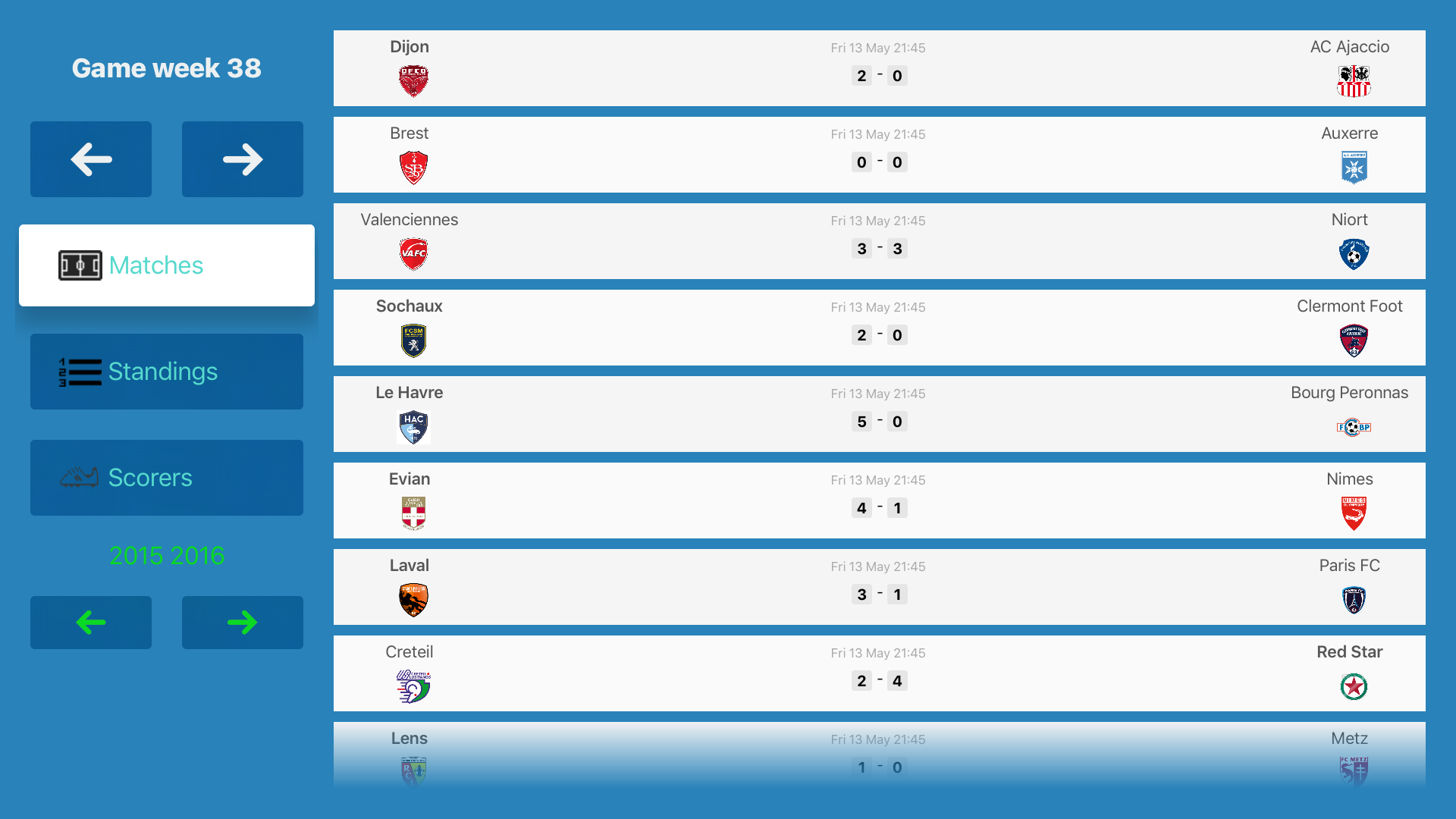 Livescore For Ligue 2 Premium France Football League Results