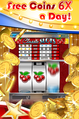 Slots: 3-Reel Slots Deluxe – All New, Real Vegas Casino Slot Machines screenshot 2