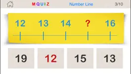 Game screenshot MQuiz Number Line - Number Sequence Math Quiz for Pre-School, Kindergarten and First Grade hack