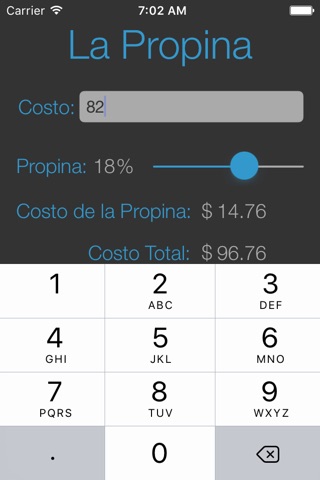 La Propina: Calculador de Propinas para Restaurantes y Servicios screenshot 3