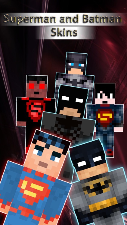 Batman & Superman Skins Collection - for Minecraft Pocket Edition Lite