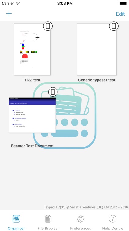 Texpad : LaTeX editor