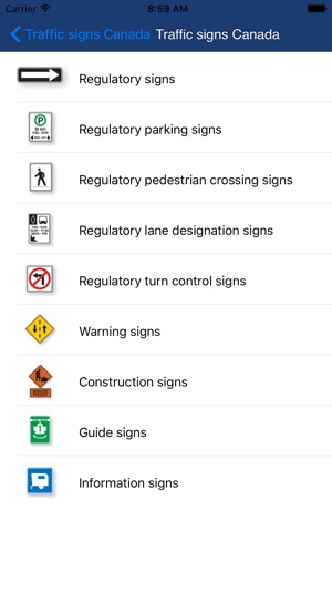 Traffic and road signs Canada(圖2)-速報App