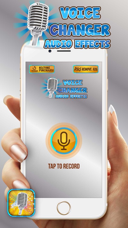 Voice Changer Audio Effects – Funny Sound Recorder Editor and Ringtone Maker screenshot-1