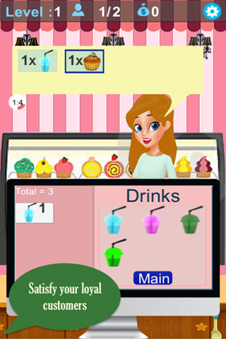 Bakery Cashier Blitz : best supermarket coffee salon game For Kids screenshot 2