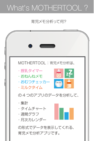 MotherTool：育児ママのための育児メモ分析アプリ screenshot 2