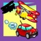 A Kids Game: Animated Car Puzzle-s in the City