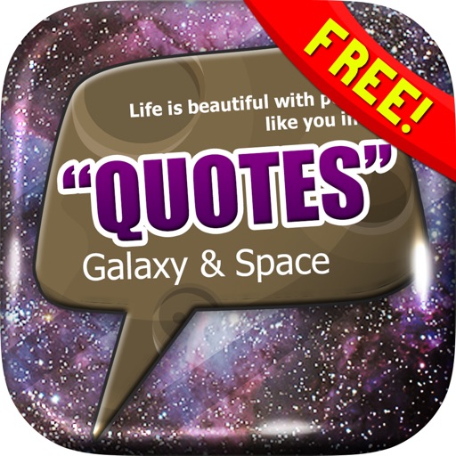 Daily Quotes Inspirational Maker “ Galaxy and Space ” Fashion Wallpapers Themes Free icon