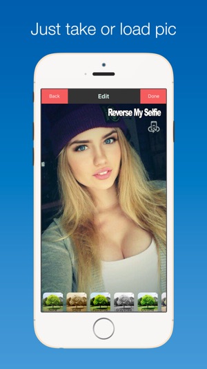 Reverse My Selfie : horizontal reverse your front facing cam(圖2)-速報App