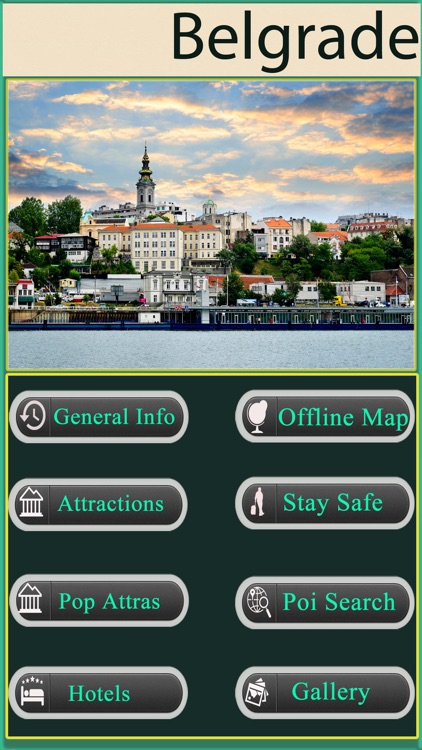 Belgrade Offline City Travel Guide