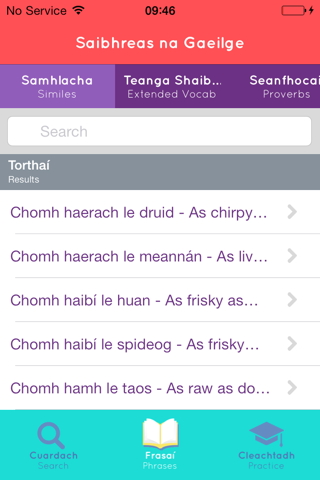 Saibhreas na Gaeilge screenshot 3