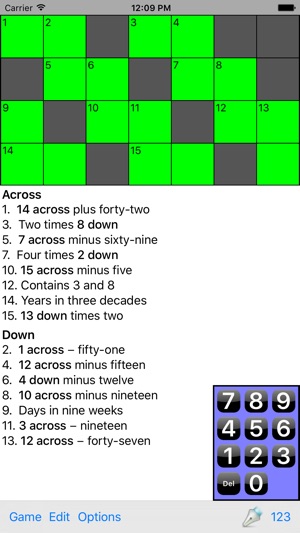 X-Figure: Number Crosswords