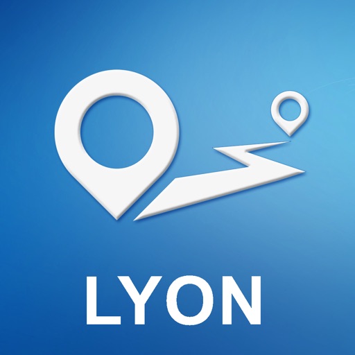 Lyon, France Offline GPS Navigation & Maps icon